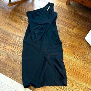 Black One Shoulder Dress